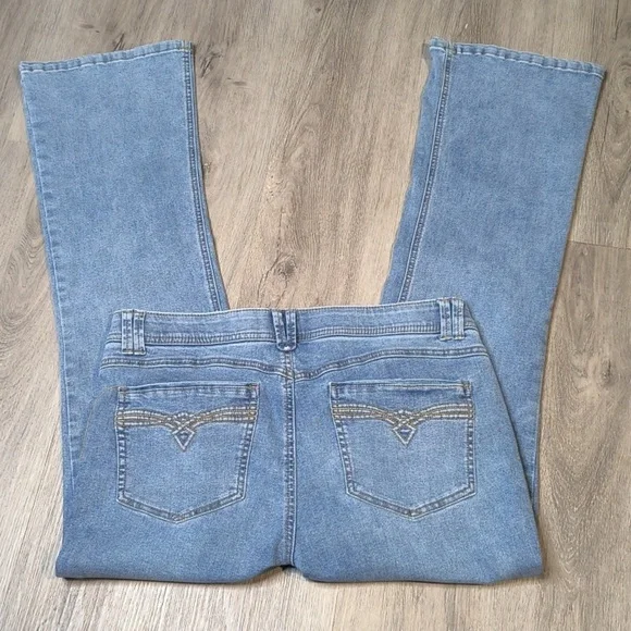 sac710♀️Democracy Bootcut Women's Denim Jeans Size 16 - Picture 2 of 5